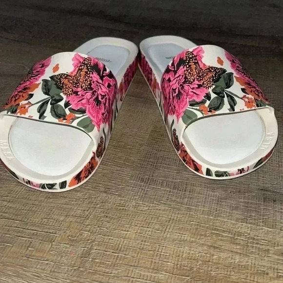 Melissa floral topical beach pool slides sz5 - Picture 5 of 5
